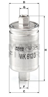 Fuel Filter WK 612/3