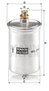 Fuel Filter WK 830/3