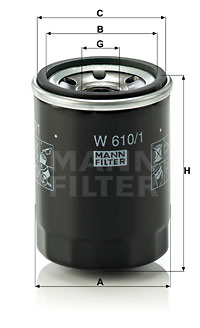 Oil Filter W 610/1
